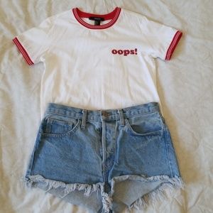 Forever 21 Oops! Shirt